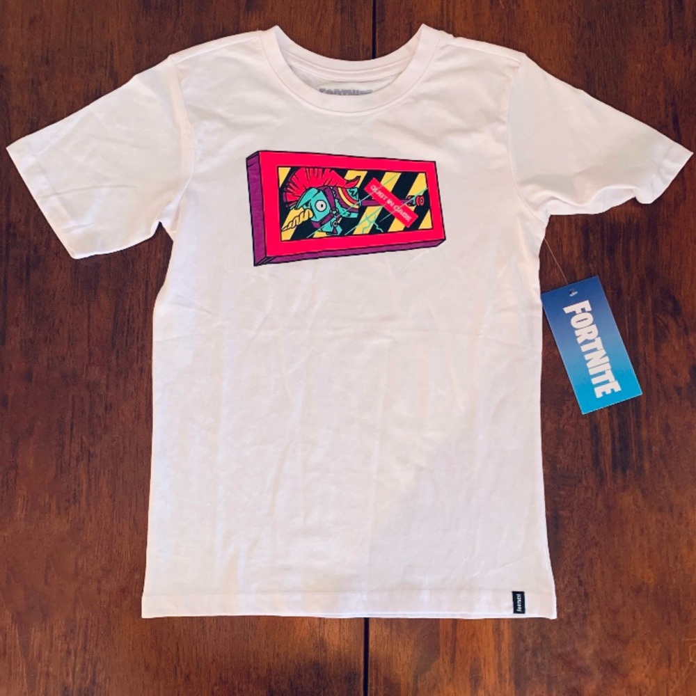 NWT, Fortnite Graphic T-shirt, size 10/12